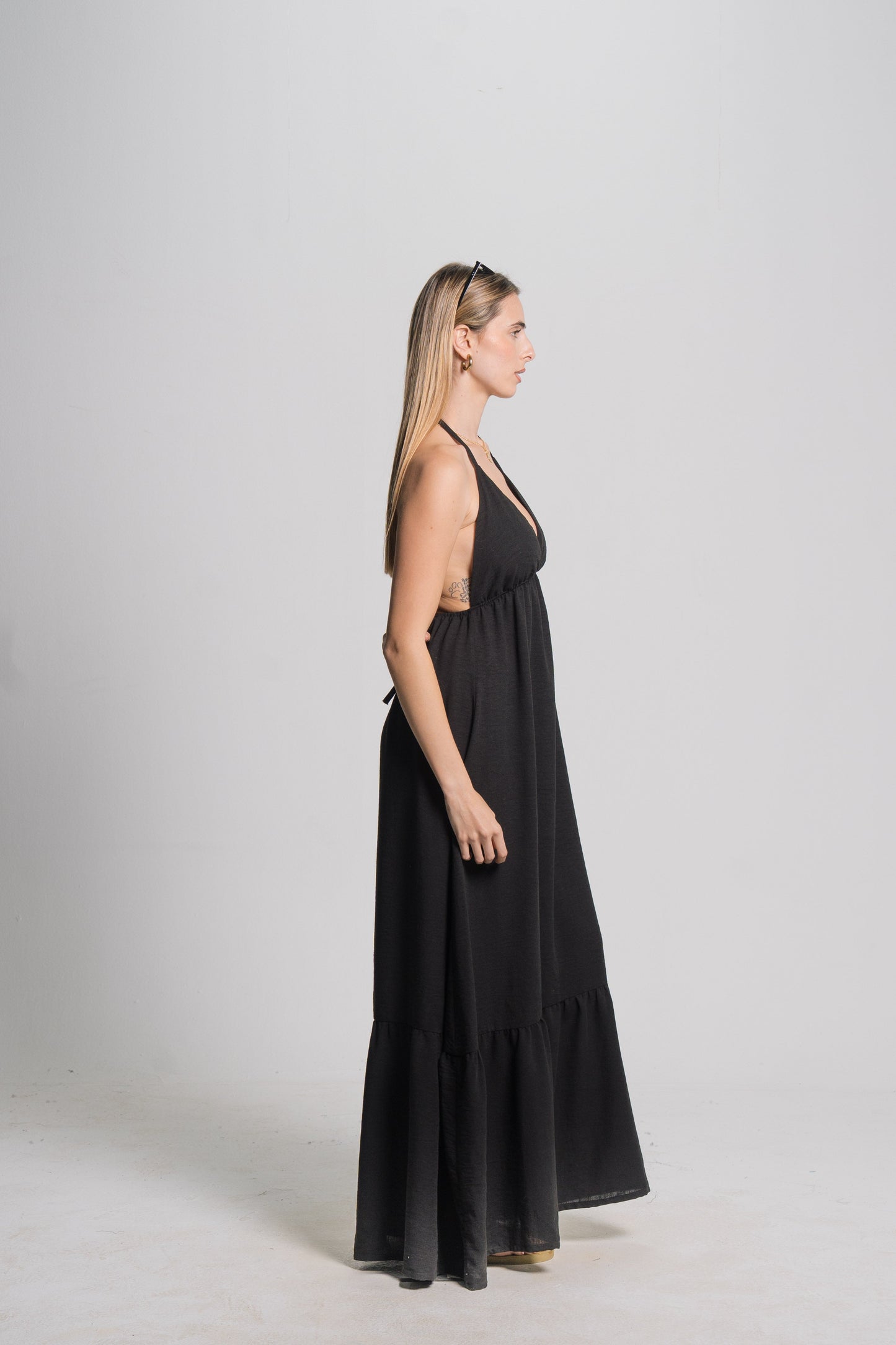 Linen Maxi Dress
