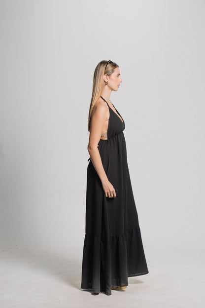 Linen Maxi Dress