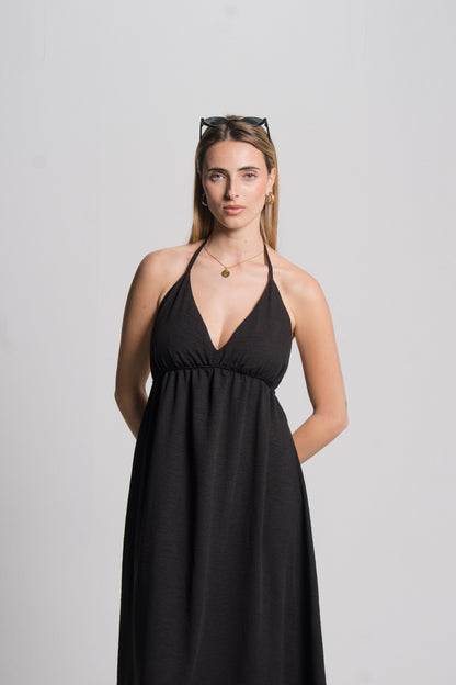 Linen Maxi Dress