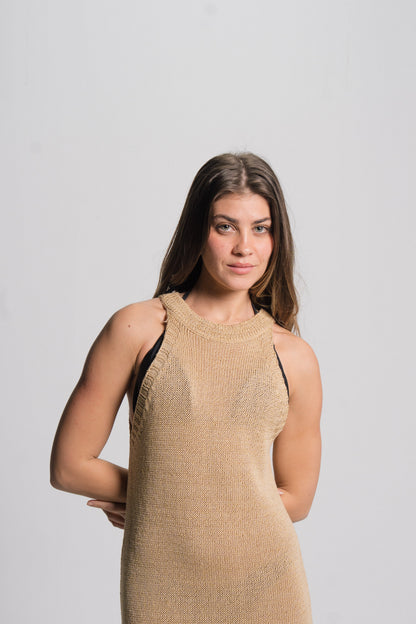 Sheer Knit Dress