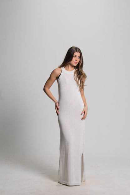 Sheer Knit Dress