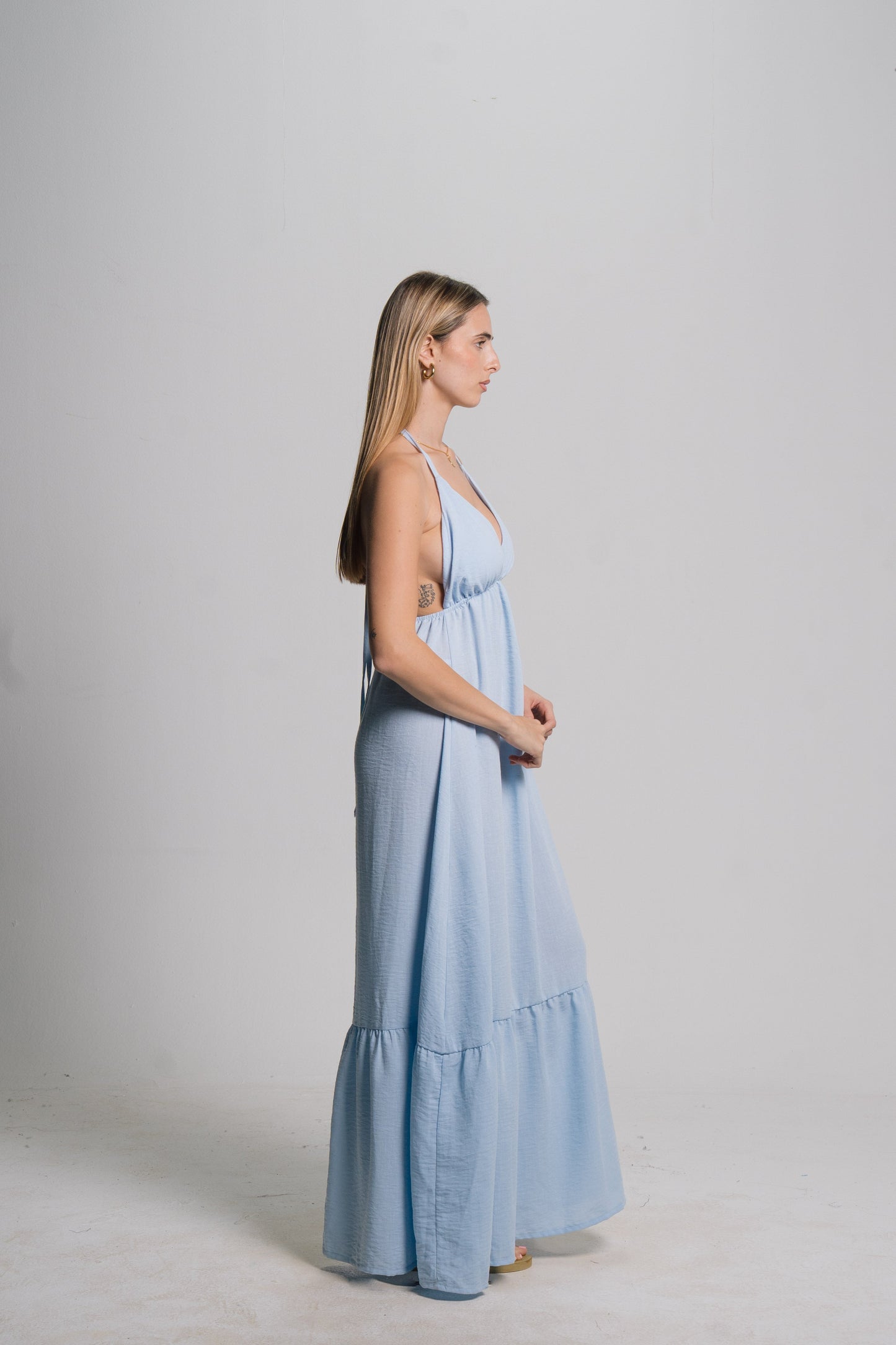 Linen Maxi Dress