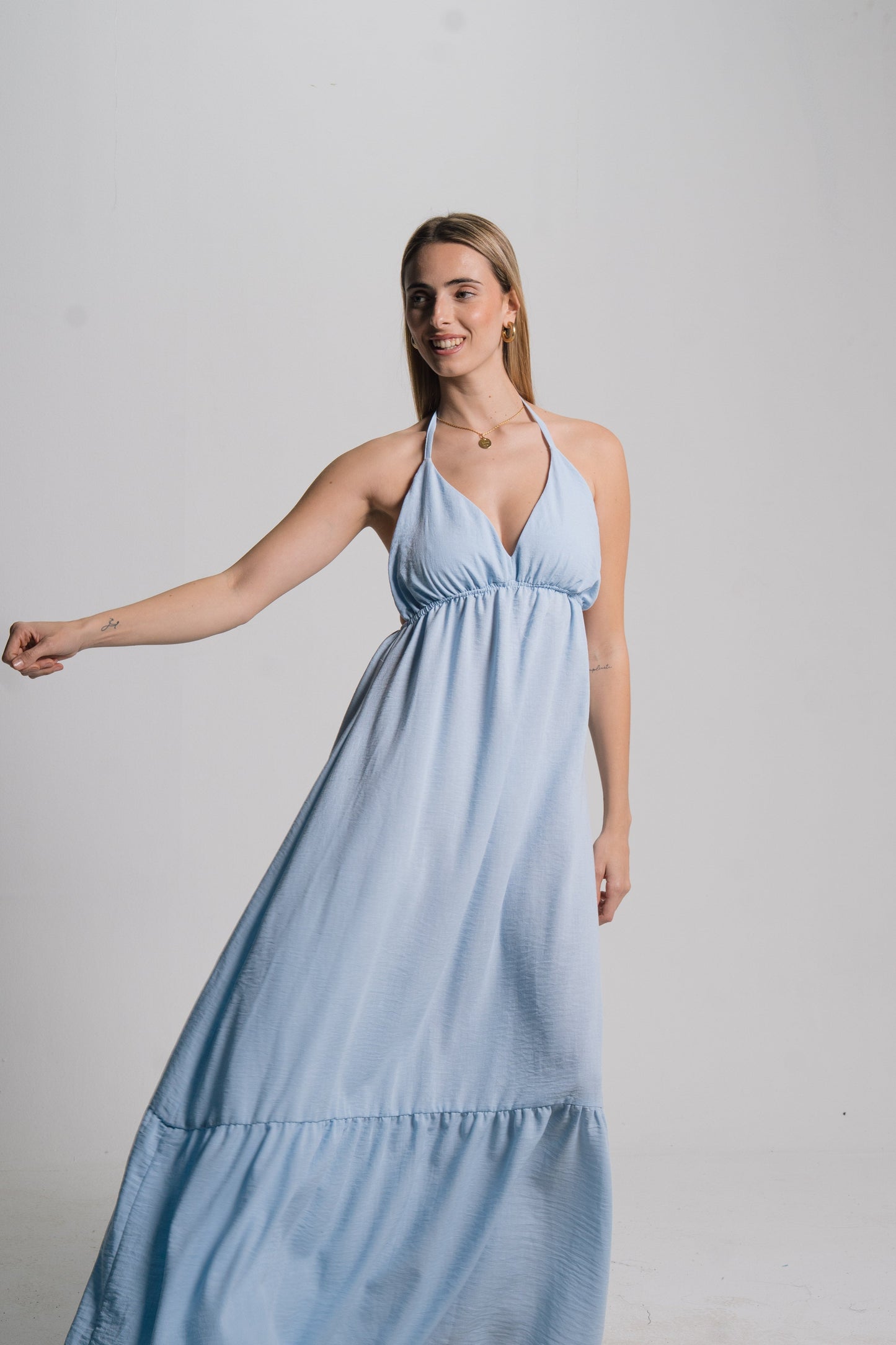 Linen Maxi Dress