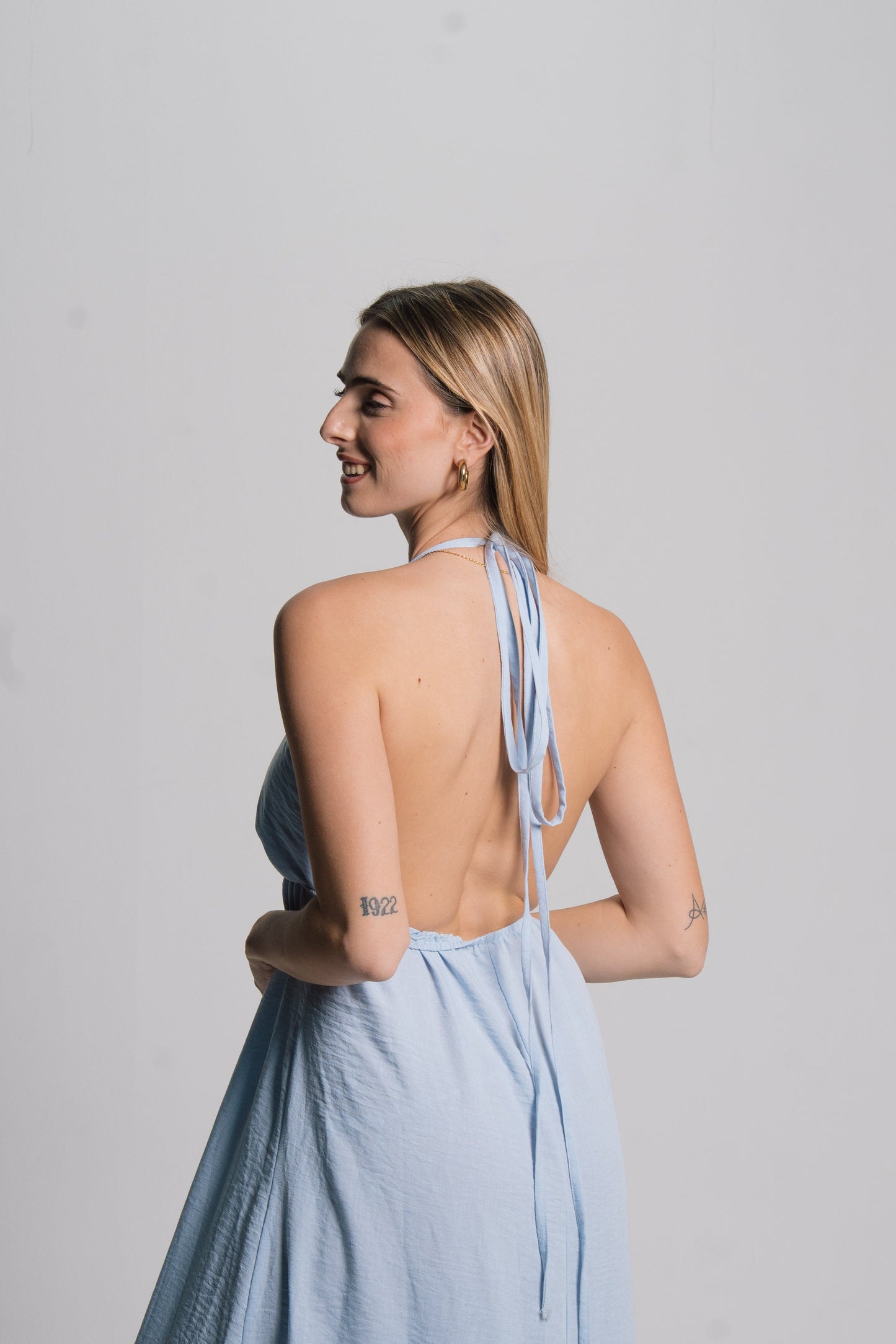 Linen Maxi Dress