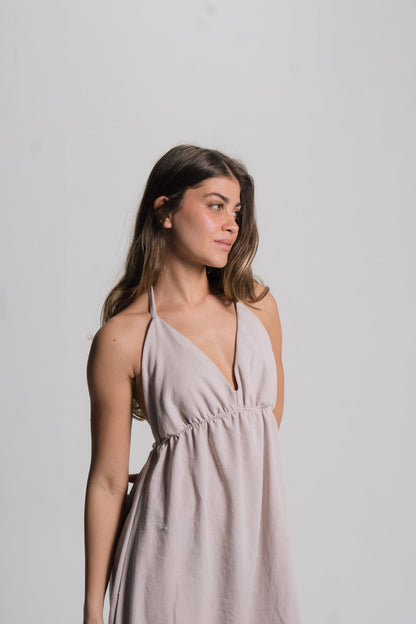 Linen Maxi Dress
