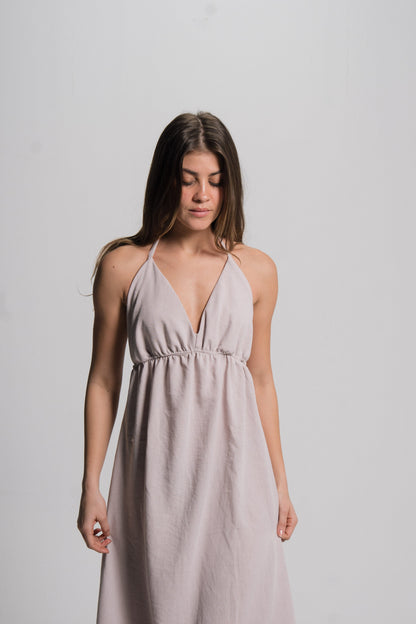 Linen Maxi Dress