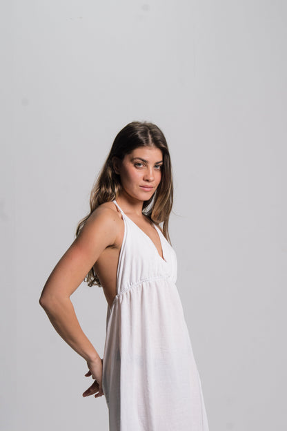 Linen Maxi Dress