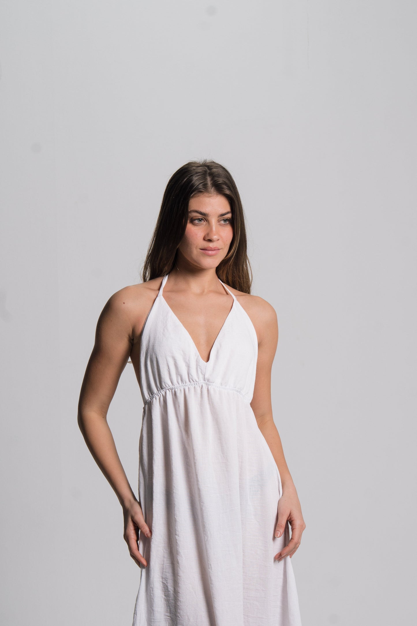 Linen Maxi Dress