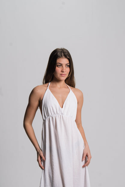 Linen Maxi Dress