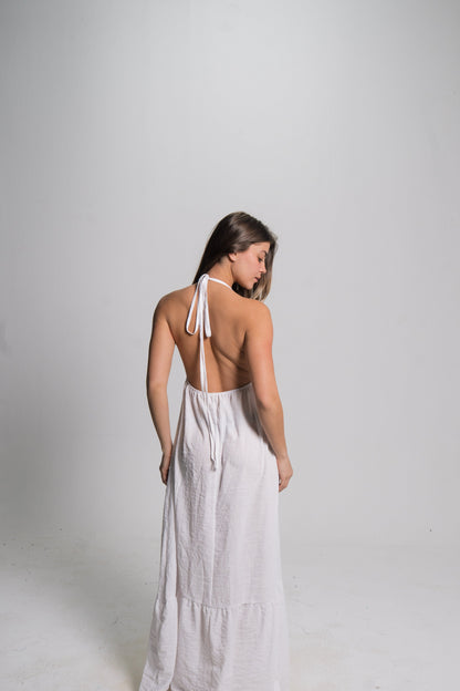 Linen Maxi Dress