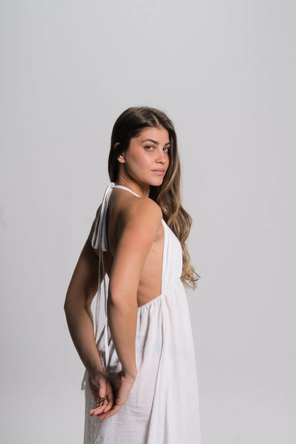 Linen Maxi Dress