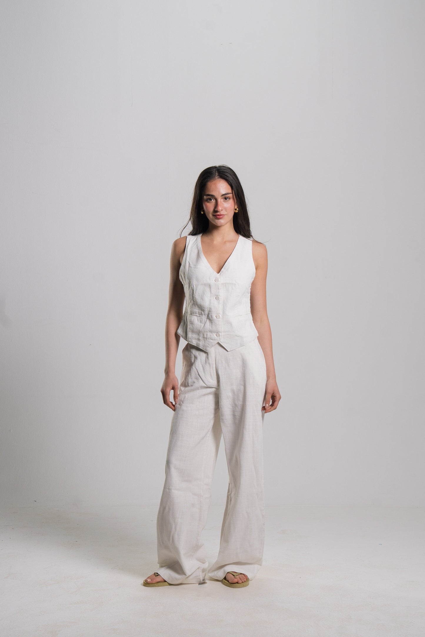 Linen Tailored Pants