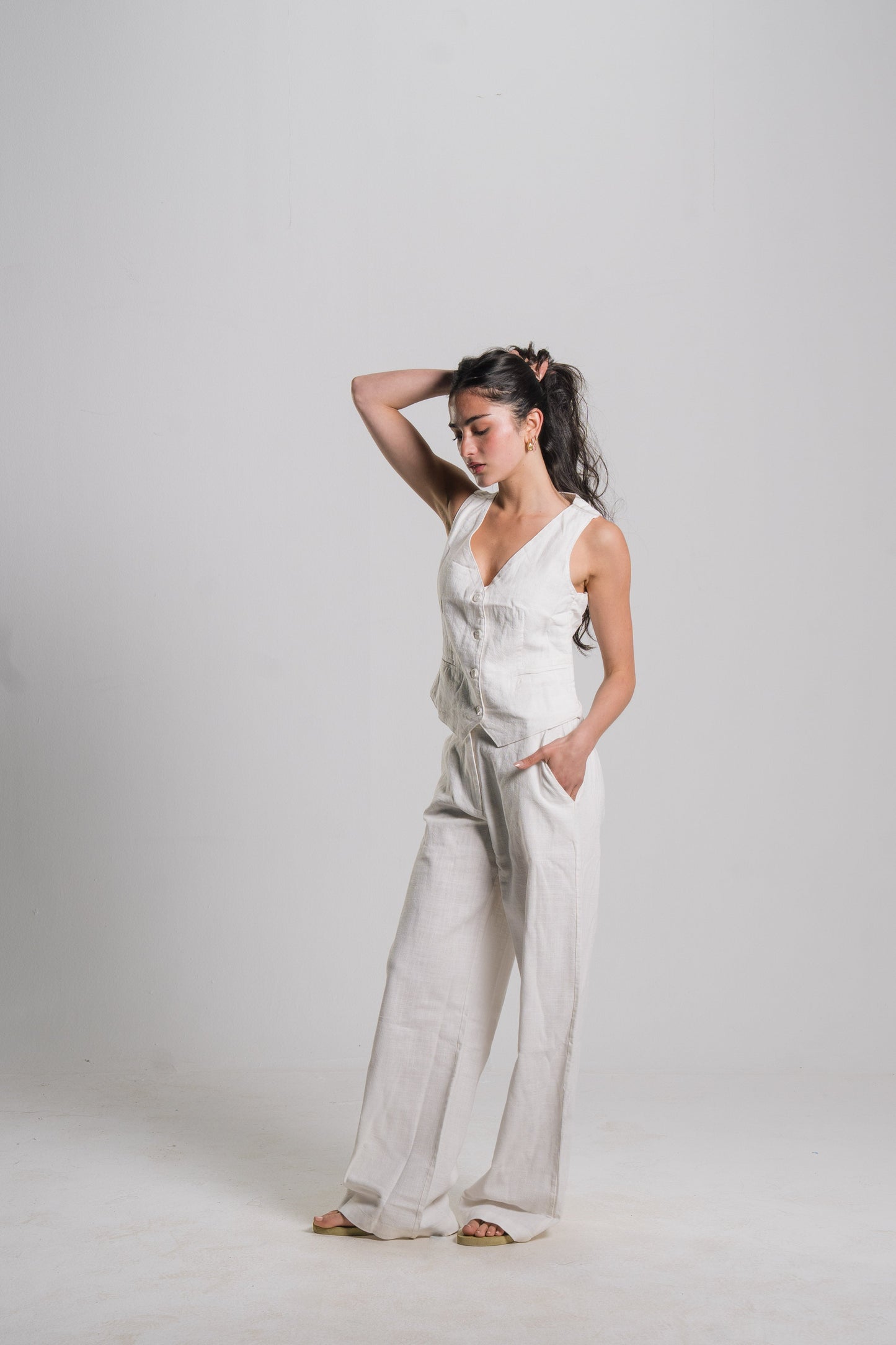 Linen Tailored Pants