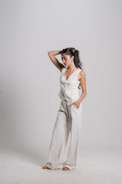 Linen Tailored Pants