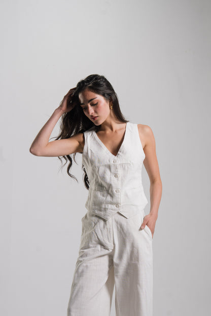 Linen Tailored Pants