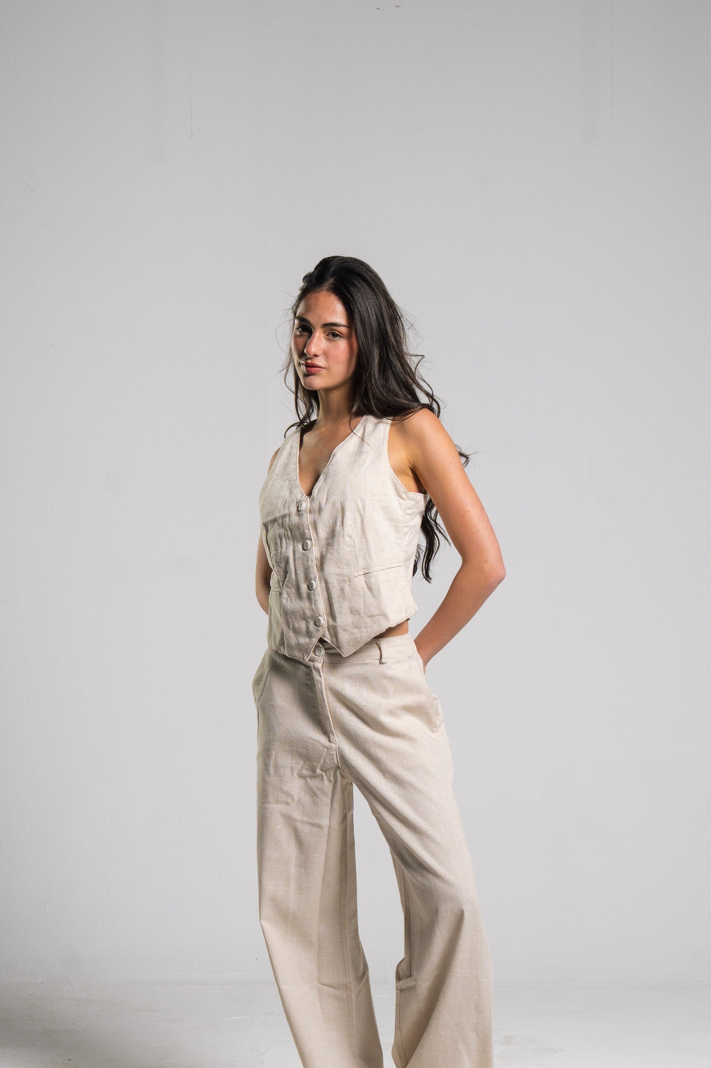 Linen Tailored Pants