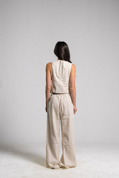 Linen Tailored Pants
