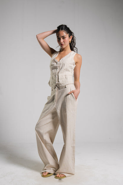 Linen Tailored Pants
