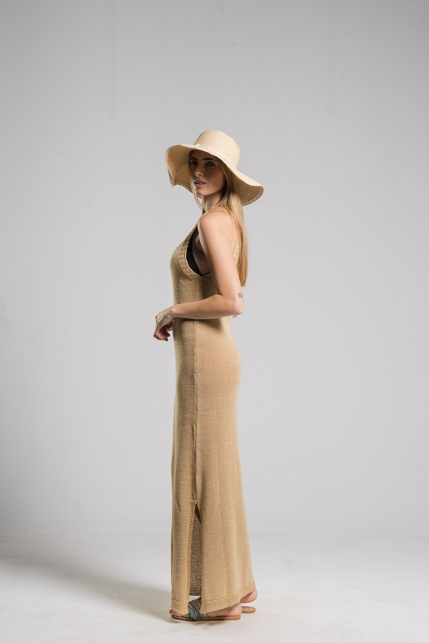 Sheer Knit Dress