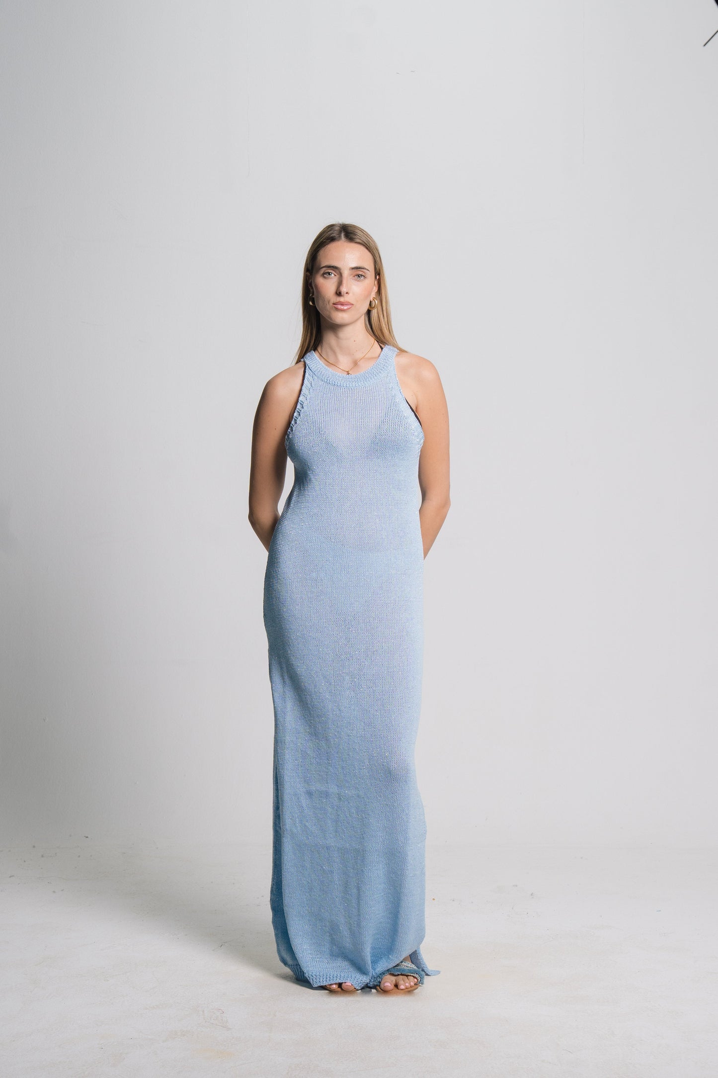 Sheer Knit Dress