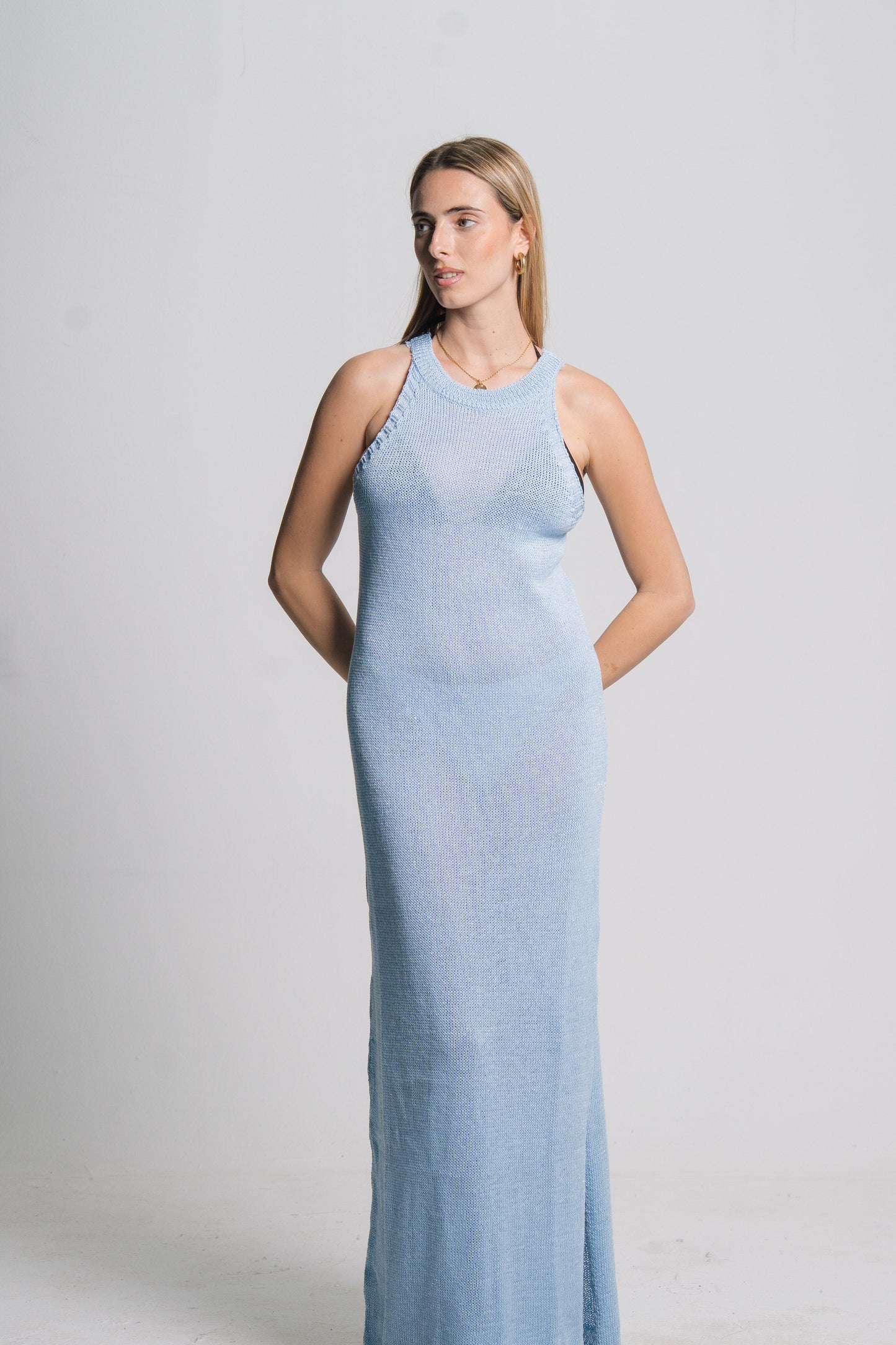 Sheer Knit Dress