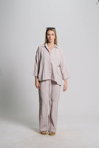 Linen Drawstring Pants
