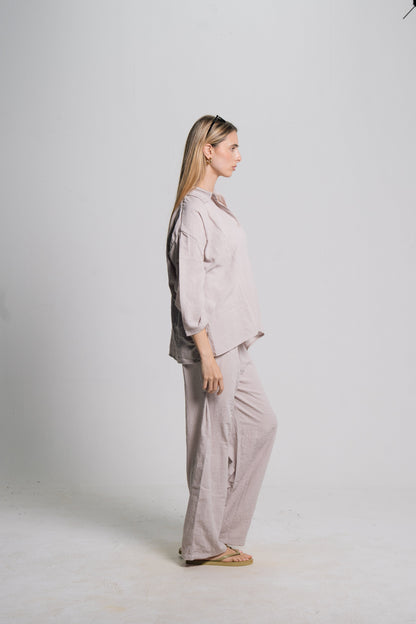 Linen Drawstring Pants