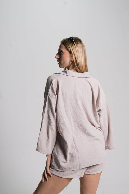 Linen Drawstring Shorts