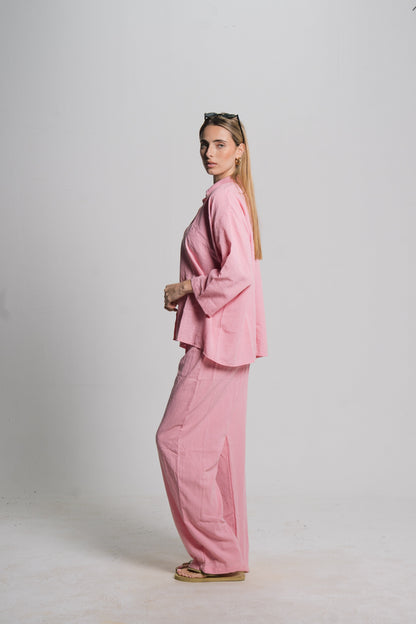 Linen Drawstring Pants