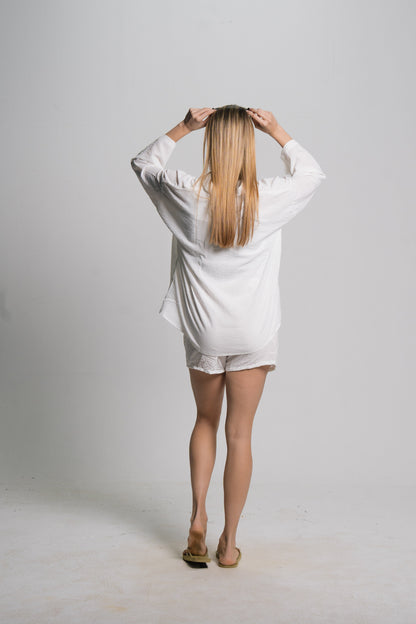 Linen Drawstring Shorts