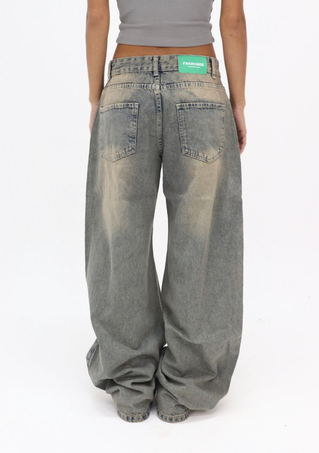 Frenchee Low Waist Baggy Jeans