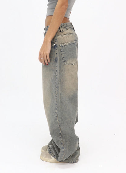 Frenchee Low Waist Baggy Jeans
