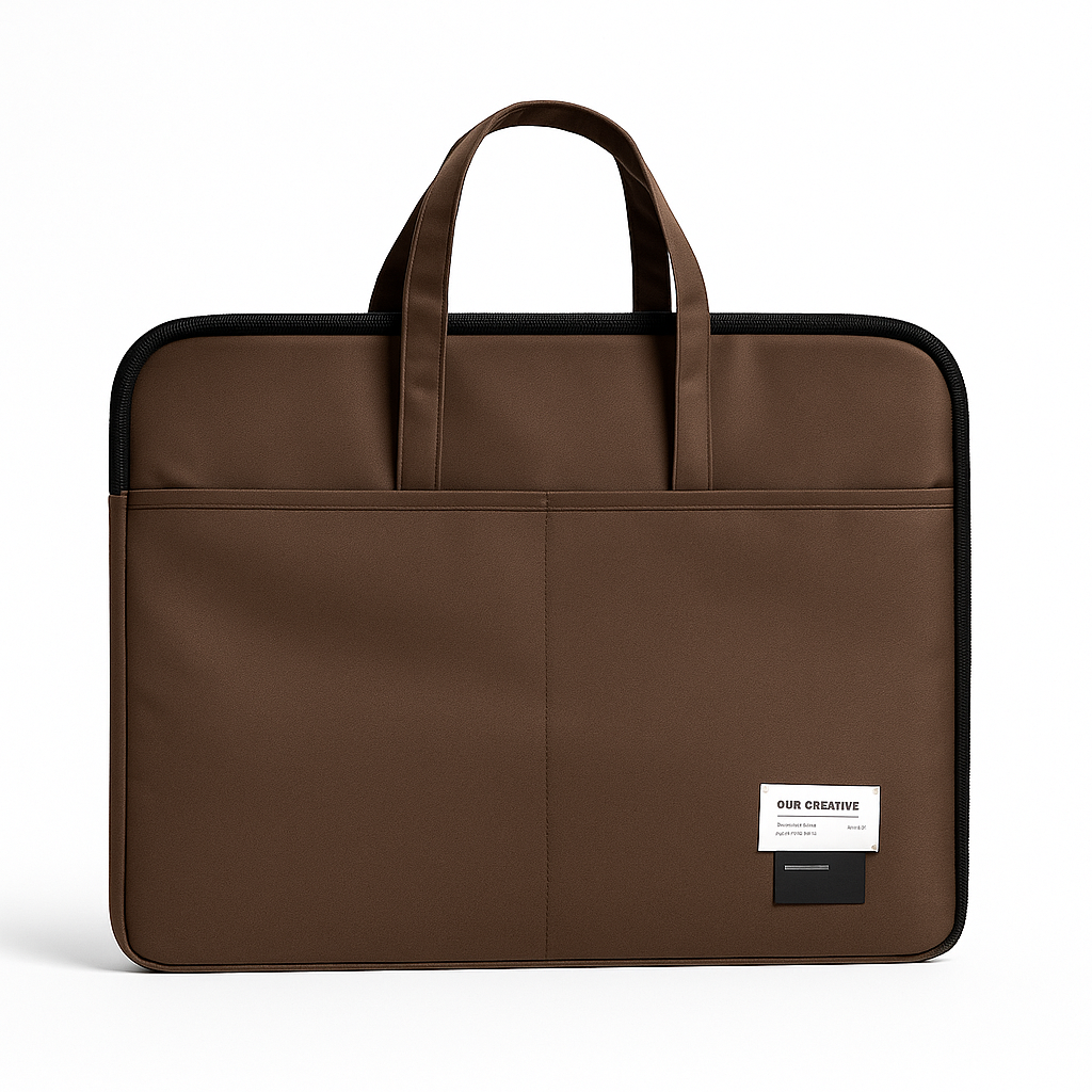 ORA Attache Laptop Bag-Cocoa
