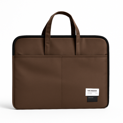 ORA Attache Laptop Bag-Cocoa