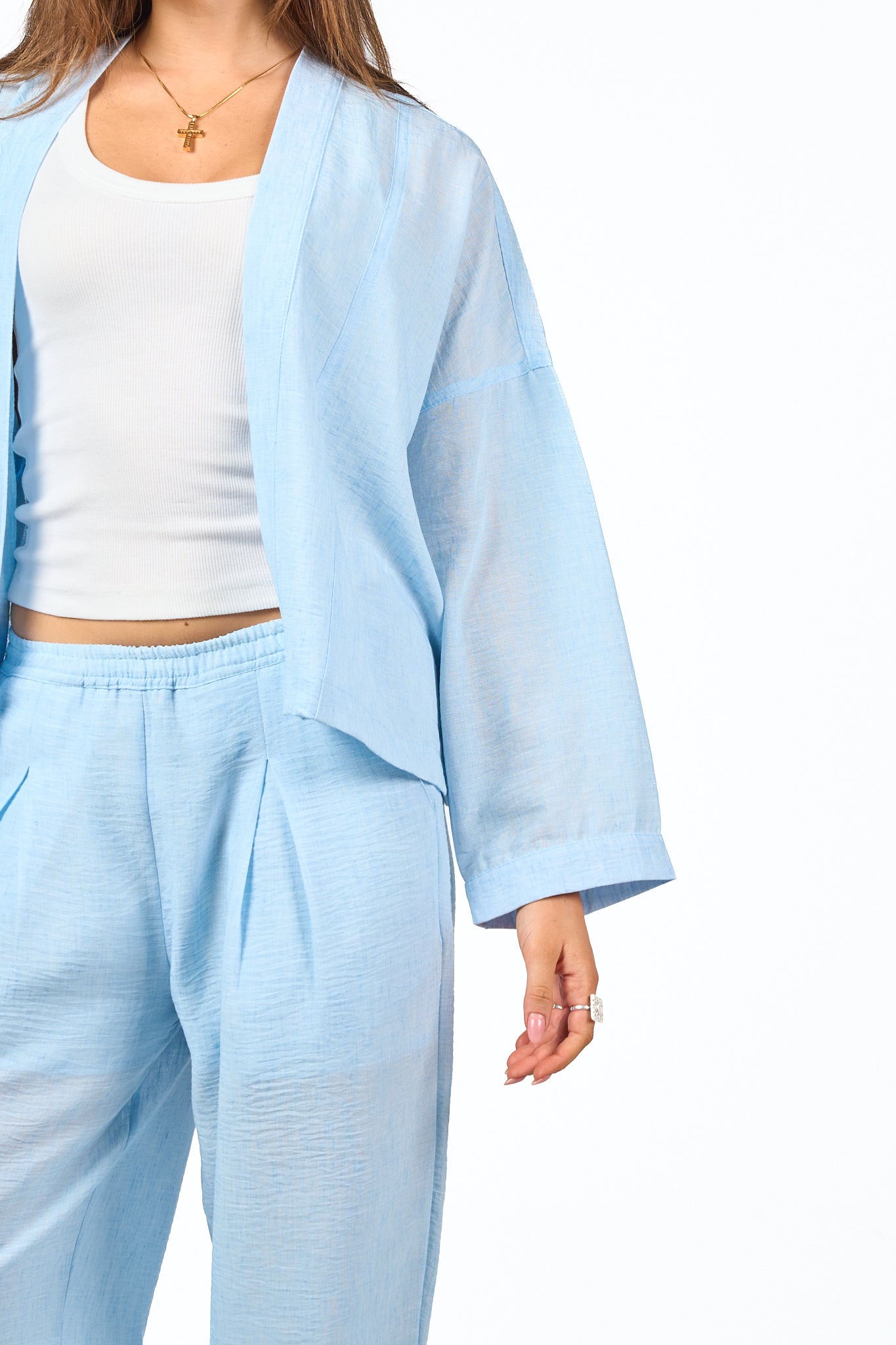 Washed Linen Cardigan