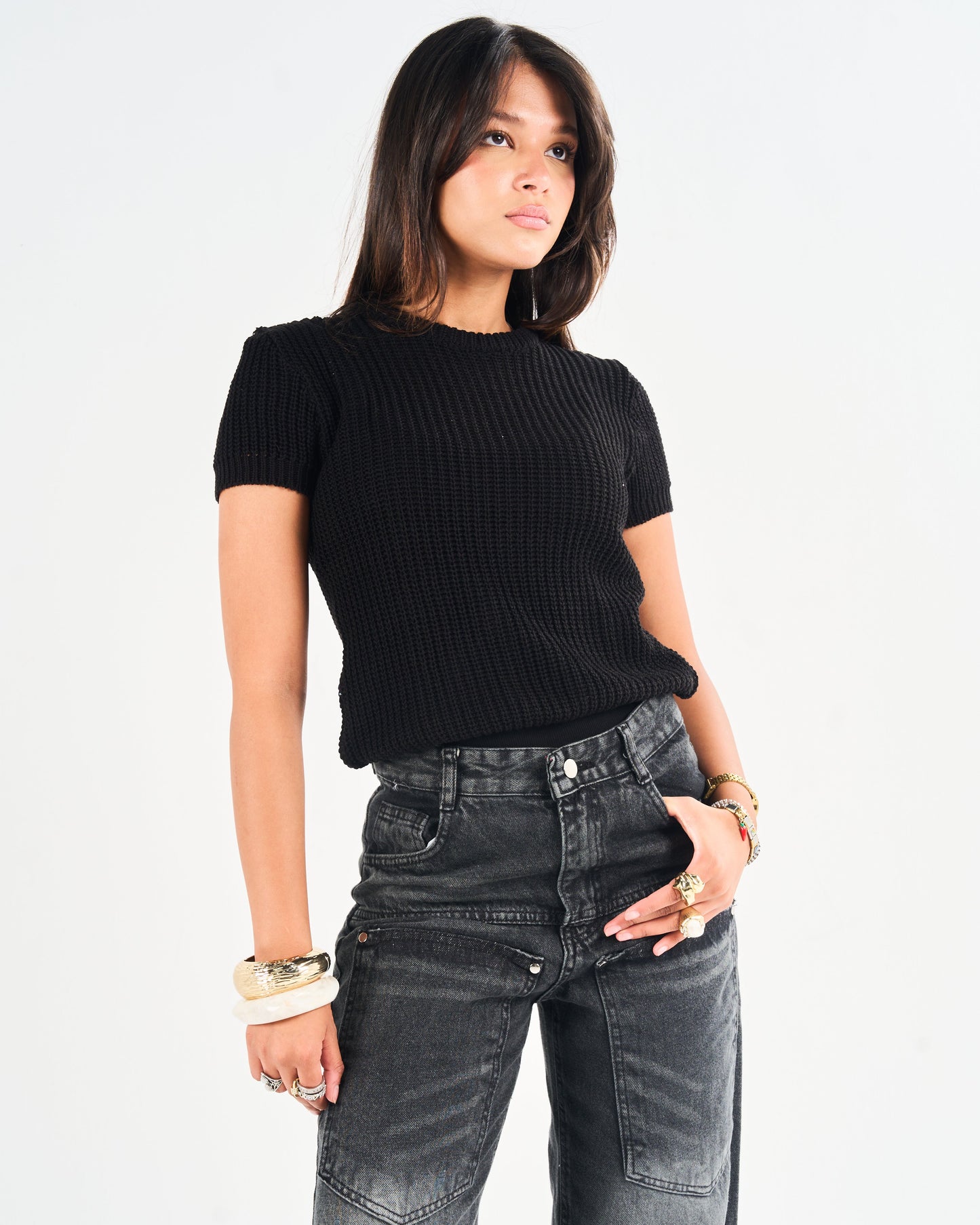 knitted baby tee