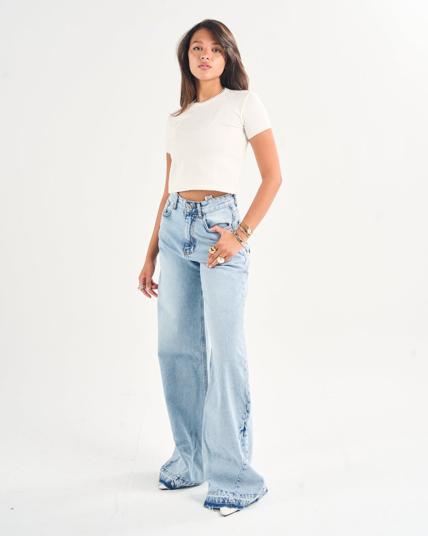 FLARED DENIM