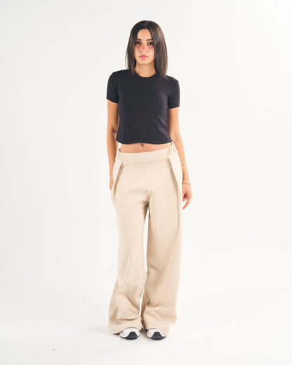 Pleated Sweatpants