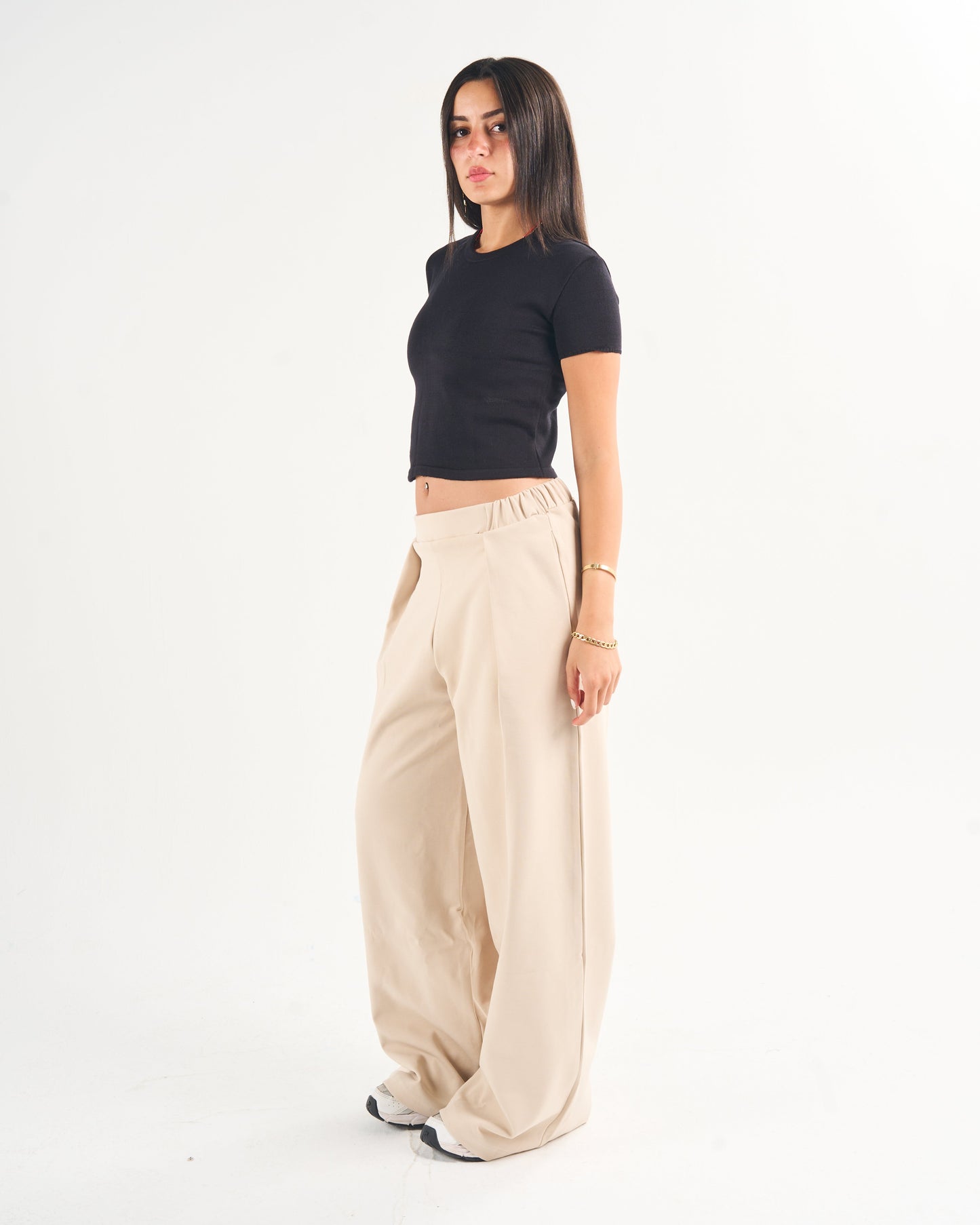Pleated Sweatpants