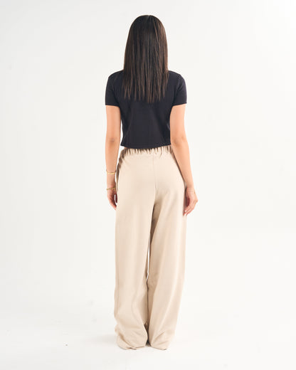 Pleated Sweatpants