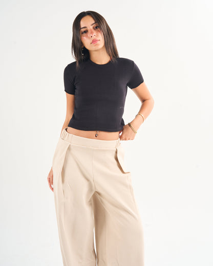 Pleated Sweatpants