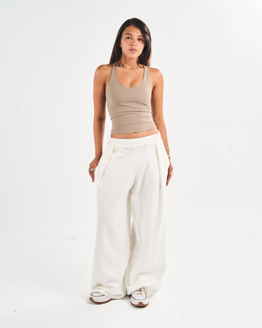 Pleated Sweatpants