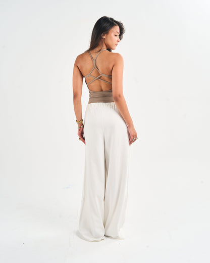 Pleated Sweatpants