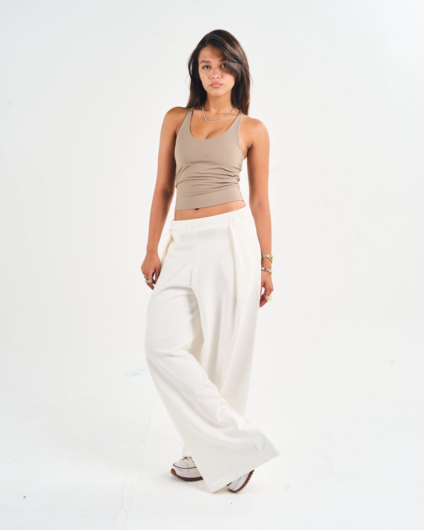 Pleated Sweatpants