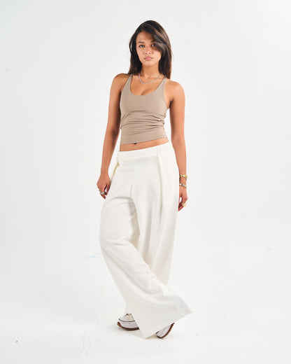 Pleated Sweatpants