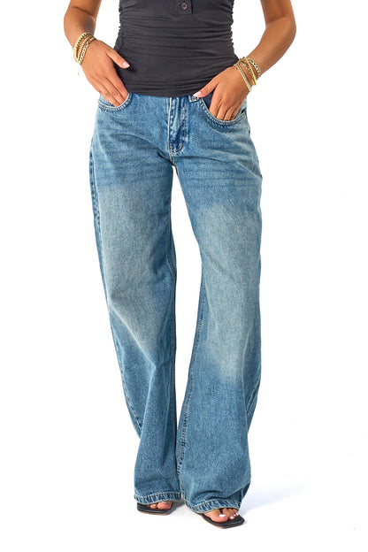 Low waist baggy jeans