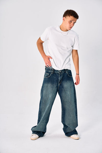 Men's Faded baggy jeans
