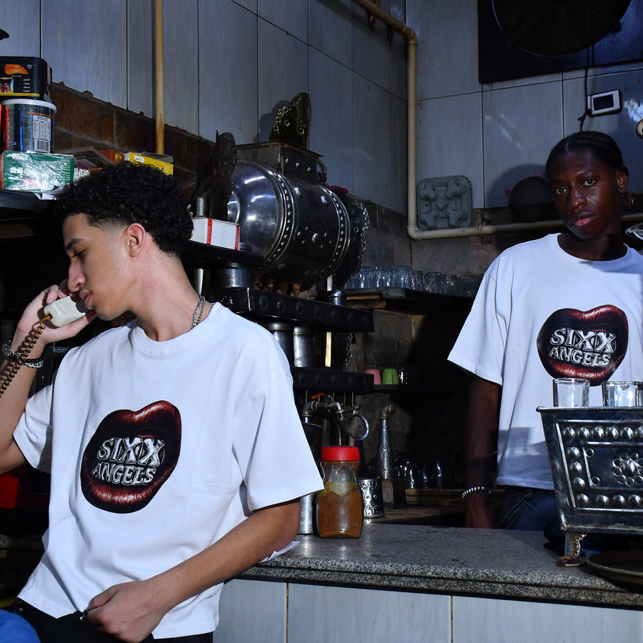 KISS OF SIX TEE [WHITE]