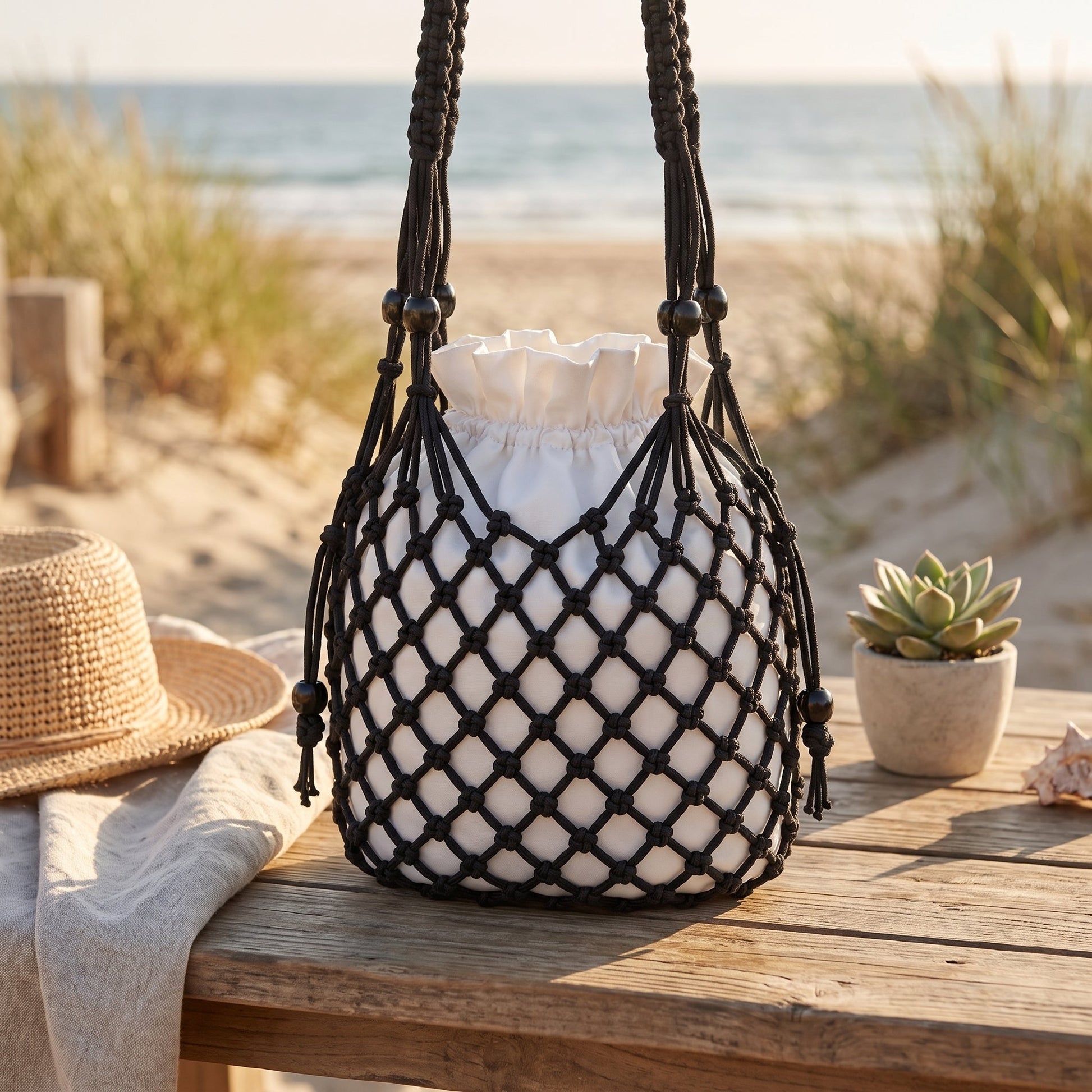 The Aria Macramé Bucket - ORA