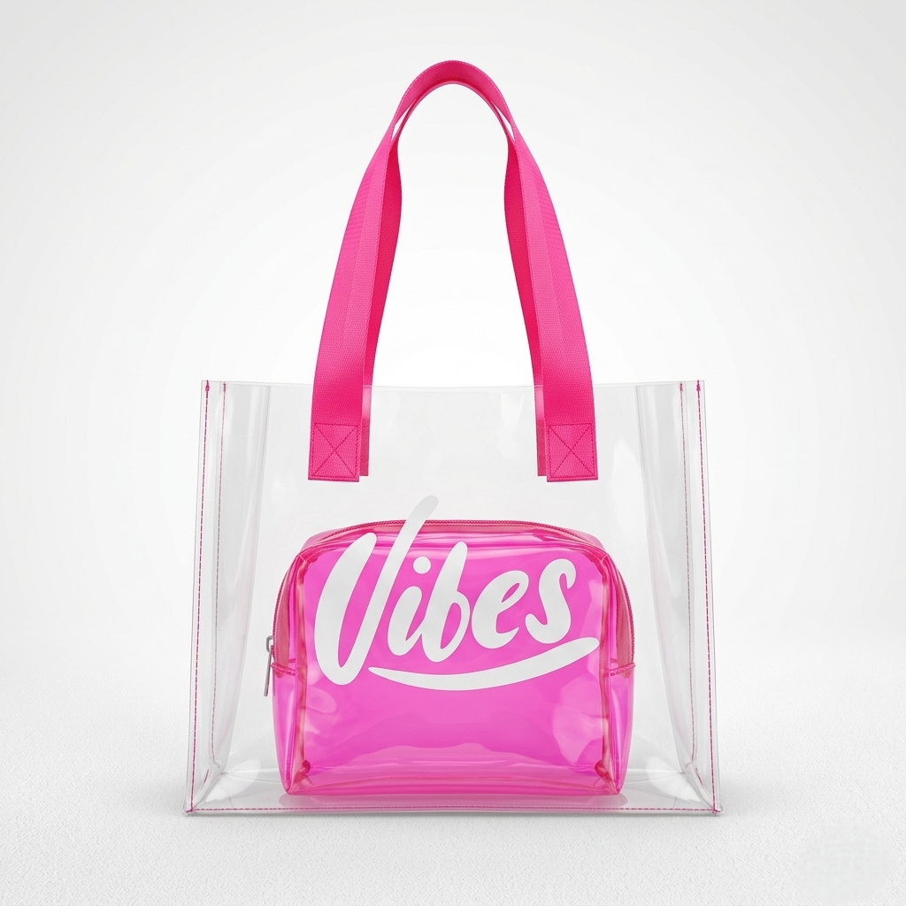 The Barbie Vibe Clear Tote